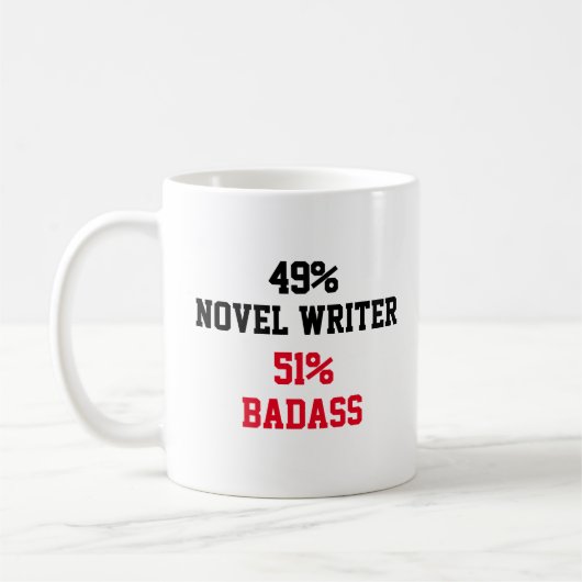 Schrijver Badass Koffiemok (Links)