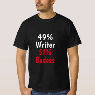 Schrijver Badass T-shirt