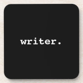 Schrijver Bier Onderzetter (Voorkant)