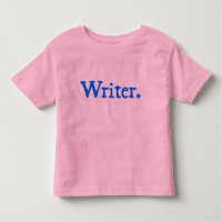 Schrijver (blauwe letters)