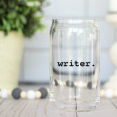 Schrijver Blikvorm Glas