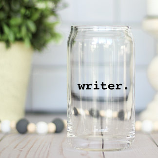 Schrijver Blikvorm Glas