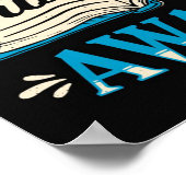 Schrijver boekenschrijver | Ontwerp van grappenmak Poster (Hoek)