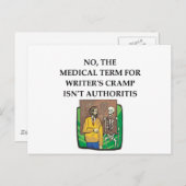 schrijver briefkaart (Voorkant / Achterkant)