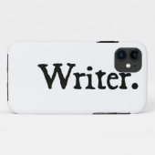 Schrijver. Case-Mate iPhone Case (Achterkant (horizontaal))