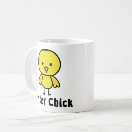 Schrijver Chick Koffiemok (Voorkant links)