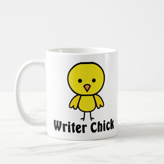 Schrijver Chick Koffiemok (Links)
