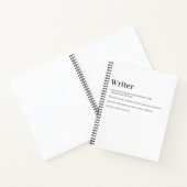 Schrijver Definitie Notitieboek - Grappig (Binnen)