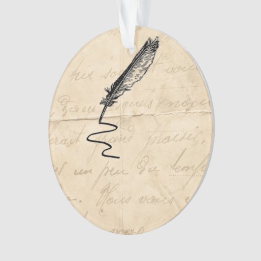  schrijver doezelaar ornament (voorkant)