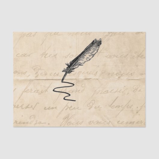 schrijver doezelaar tissuepapier (Voorkant)