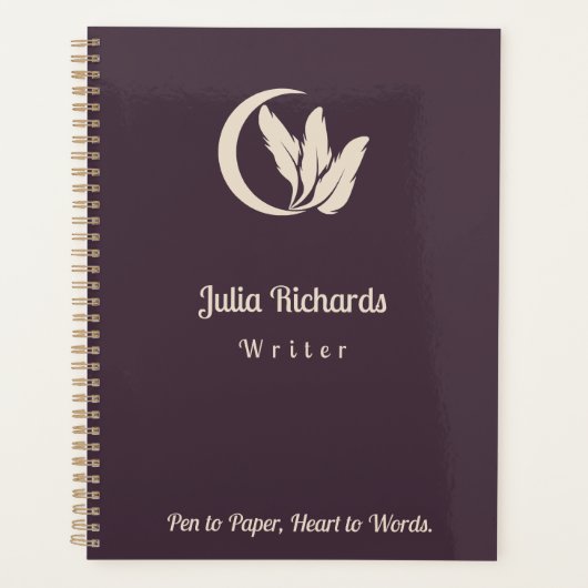 Schrijver Dusky Color Planner (Voorkant)