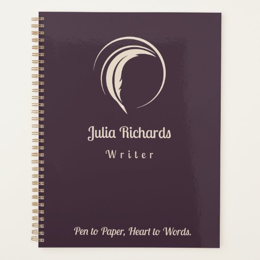 Schrijver Dusky Color Planner (Voorkant)