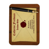 Schrijver Editor Author Small Flexi Magnets Magneet (Verticaal)