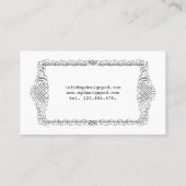 Schrijver, editor, Essayist van auteur voor Quill Visitekaartje (Achterkant)