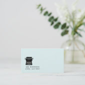 Schrijver, editor,  Typewriter Visitekaartje (Staand voorkant)