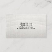 Schrijver elegant stromende achtergrondprofessiona visitekaartje (Achterkant)