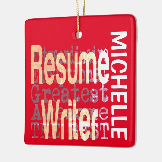 Schrijver Extraordinaire CUSTOM hervatten Keramisch Ornament (Links)