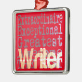 Schrijver Extraordinaire Metalen Ornament (Links)