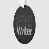 Schrijver Extraordinaire Ornament (voorkant)