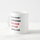schrijver freelance , geweldige koffiemok (Voorkant links)