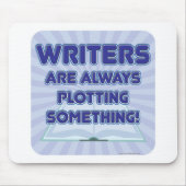 Schrijver geeft iets uit! muismat (Voorkant)