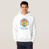 SCHRIJVER GEEN VECHTER Auteur NaNoWriMo Hoodie (Voorkant volledig)