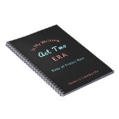 Schrijver gepersonaliseerd notitieboek (Rechterzijde)