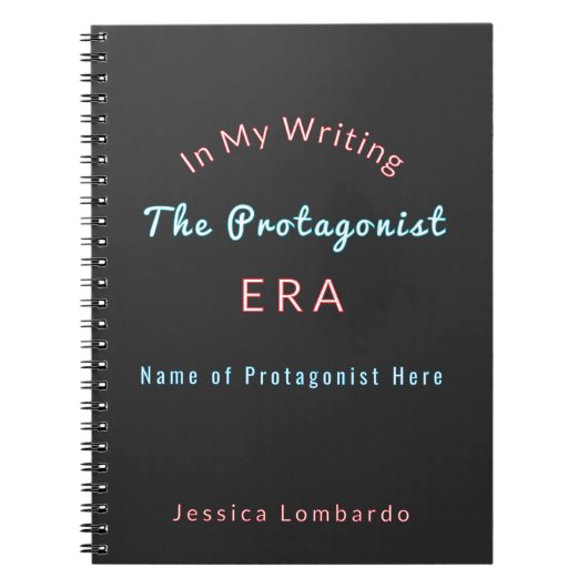 Schrijver gepersonaliseerd notitieboek (Voorkant)