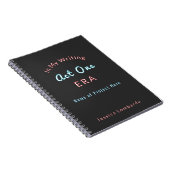 Schrijver gepersonaliseerd notitieboek (Rechterzijde)