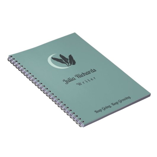 Schrijver gepersonaliseerd notitieboek (Rechterzijde)