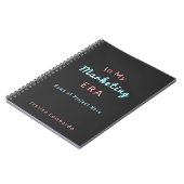 Schrijver gepersonaliseerd notitieboek (Linkerzijde)