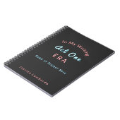 Schrijver gepersonaliseerd notitieboek (Linkerzijde)