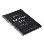 Schrijver gepersonaliseerd notitieboek (Rechterzijde)