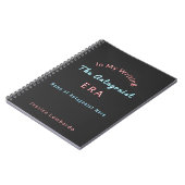Schrijver gepersonaliseerd notitieboek (Linkerzijde)