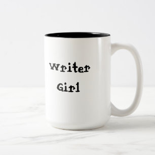 Schrijver Girl Tweekleurige Koffiemok