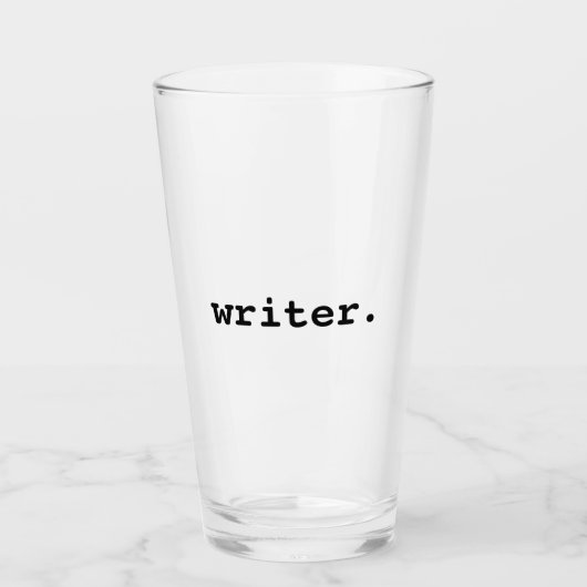 Schrijver Glas (Voorkant)