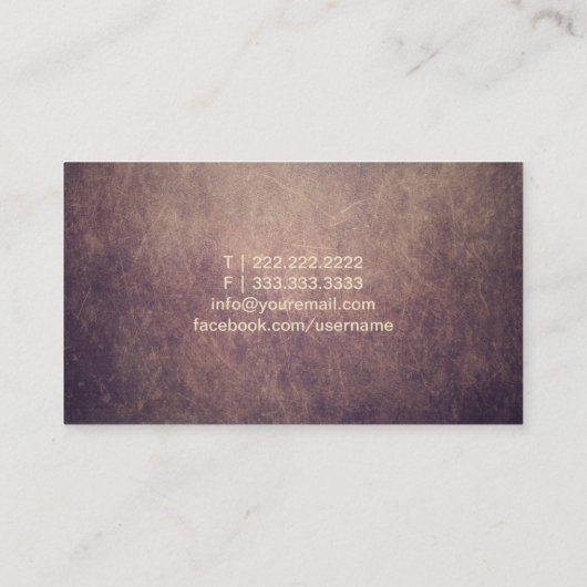 Schrijver Gold Pen Nib Elegant Visitekaartje (Achterkant)