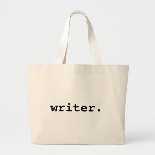 Schrijver Grote Tote Bag (Voorkant)