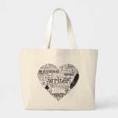 Schrijver Grote Tote Bag (Voorkant)