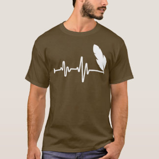 Schrijver Heartbeat 1 T-shirt