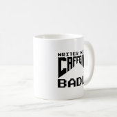 Schrijver heeft dringend cafeïne nodig koffiemok (Voorkant rechts)