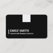 Schrijver hervatten visitekaartje (Voorkant)