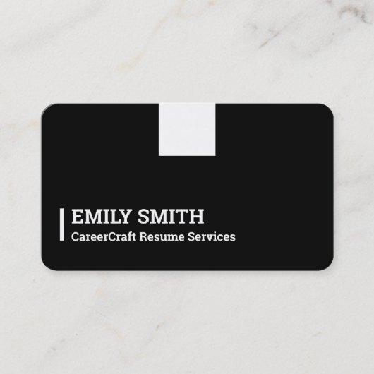 Schrijver hervatten visitekaartje (Voorkant)