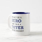 Schrijver Humor nieuwigheid Tweekleurige Koffiemok (Voorkant links)