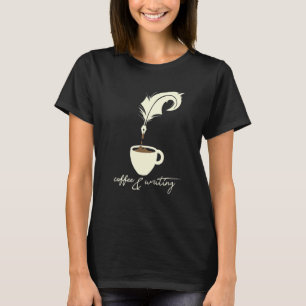 Schrijver I Auteur I Book Literature I Coffee and  T-shirt