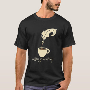 Schrijver I Auteur I Book Literature I Coffee and T-shirt