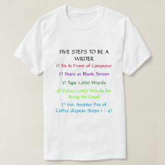 Schrijver in 5 stappen T-Shirt