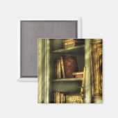 Schrijver - In de bibliotheek Magneet (Voorkant / Achterkant)