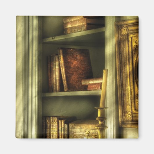 Schrijver - In de bibliotheek Magneet (Voorkant)