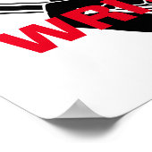 Schrijver is motivatie "Schrijven!" Poster (Hoek)